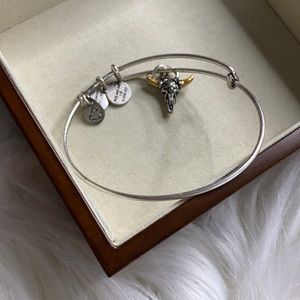 Alex & Ani Cow Skull Bracelet